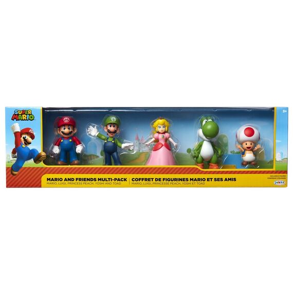 Zestaw 5 mini figurek Nintendo: Super Mario - Mario & Friends- Zdjęcie 4