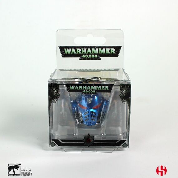 Brelok z metalu Warhammer 40K - Hełm Ultramarines- Zdjęcie 2