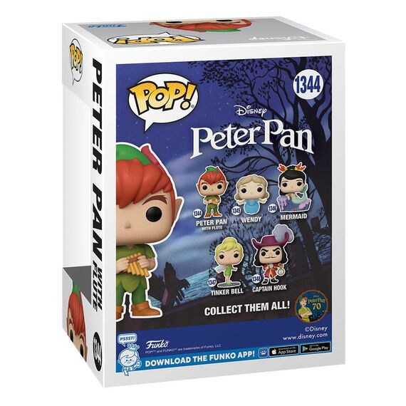 Figurka Peter Pan 70th Anniversary POP! - Peter Pan w/flute- Zdjęcie 2