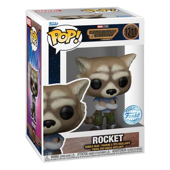 Figurka Guardians of the Galaxy Vol. 3 POP! - Rocket (Special Edition heo EU Exclusive)- Zdjęcie 2