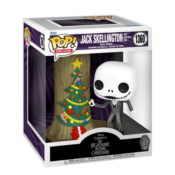 Figurka Nightmare before Christmas 30th Anniversary POP! Deluxe - Jack w/Christmas Door- Zdjęcie 2