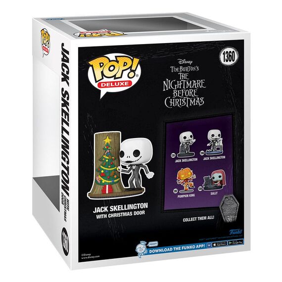 Figurka Nightmare before Christmas 30th Anniversary POP! Deluxe - Jack w/Christmas Door- Zdjęcie 3