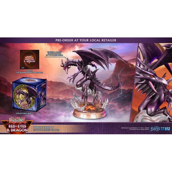 Figurka Yu-Gi-Oh! - Red Eyes Black Dragon (Purple Ver.)- Zdjęcie 42