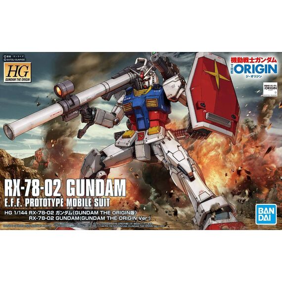 Model figurki GUNDAM HG 1/144 Rx-78-02 Gundam (The Origin)- Zdjęcie 19