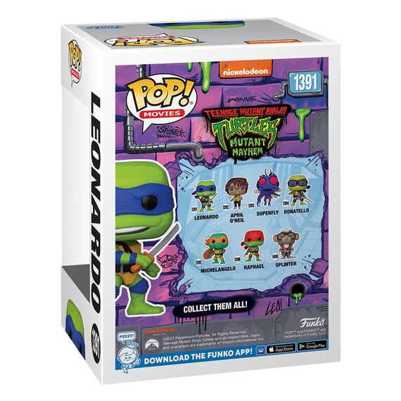 Figurka Teenage Mutant Ninja Turtles: Mutant Mayhem POP! - Leonardo- Zdjęcie 5