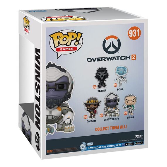 Figurka Overwatch 2 Super Sized POP! - Winston- Zdjęcie 4