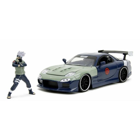 Model samochodu Naruto 1/24 - 1993 Mazda RX-7 (wraz z figurką Kakashi Hatake)