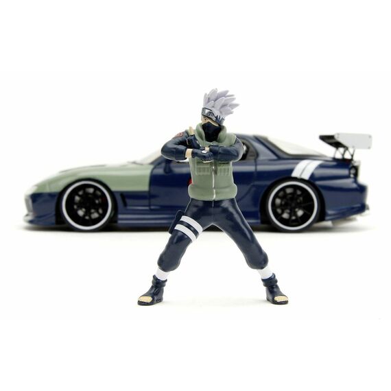 Model samochodu Naruto 1/24 - 1993 Mazda RX-7 (wraz z figurką Kakashi Hatake)- Zdjęcie 3