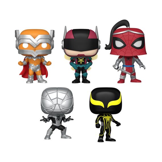 Zestaw 5 figurek Marvel POP! - Year of the Spider (Special Edition)