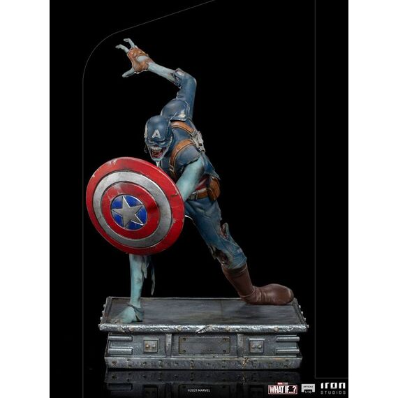 Figurka What If...? Art Scale 1/10 - Zombie Captain America- Zdjęcie 2
