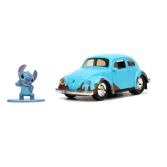 Model samochodu Lilo i Stitch 1/24 - Volkswagen Beetle (wraz z figurką Stitch)- Zdjęcie 4