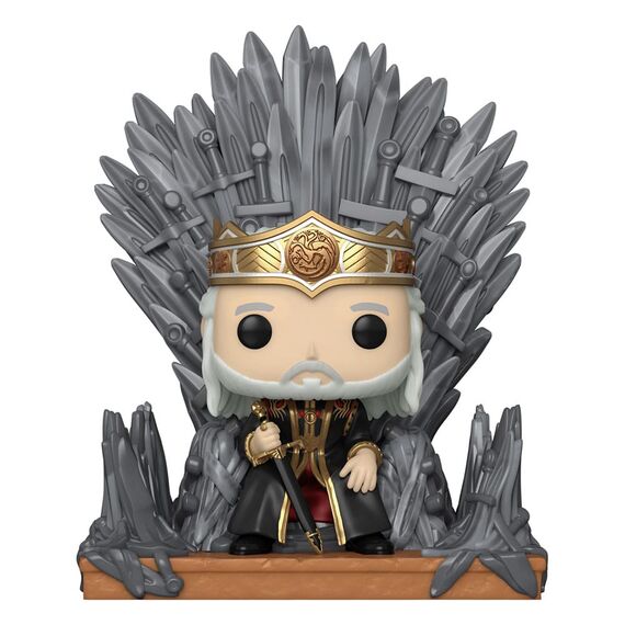 Figurka House of the Dragon / Ród Smoka POP! Deluxe - Viserys on the Iron Throne
