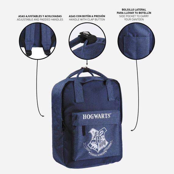 Plecak Harry Potter - Hogwart (Ciemnoniebieski)- Zdjęcie 12