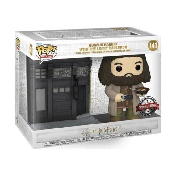 Figurka Harry Potter POP! Deluxe - Rubeus Hagrid with The Leaky Cauldron- Zdjęcie 3