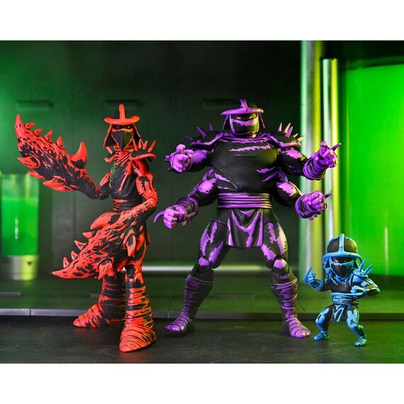 Zestaw 3 figurek Teenage Mutant Ninja Turtles (Mirage Comics) - Shredder Clones- Zdjęcie 2