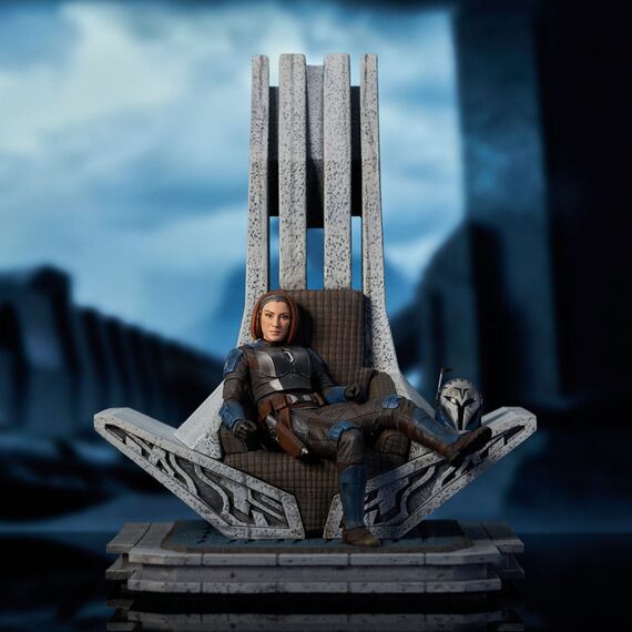 Figurka Star Wars: The Mandalorian Premier Collection 1/7 - Bo-Katan Kryze on Throne- Zdjęcie 4