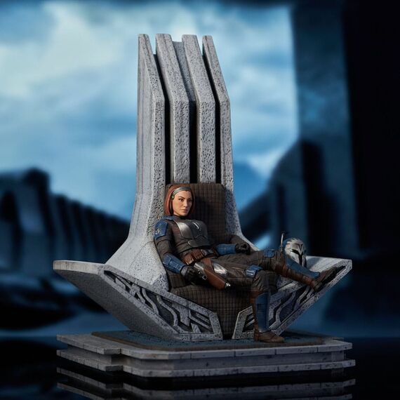 Figurka Star Wars: The Mandalorian Premier Collection 1/7 - Bo-Katan Kryze on Throne- Zdjęcie 5
