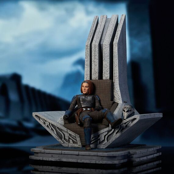 Figurka Star Wars: The Mandalorian Premier Collection 1/7 - Bo-Katan Kryze on Throne- Zdjęcie 6