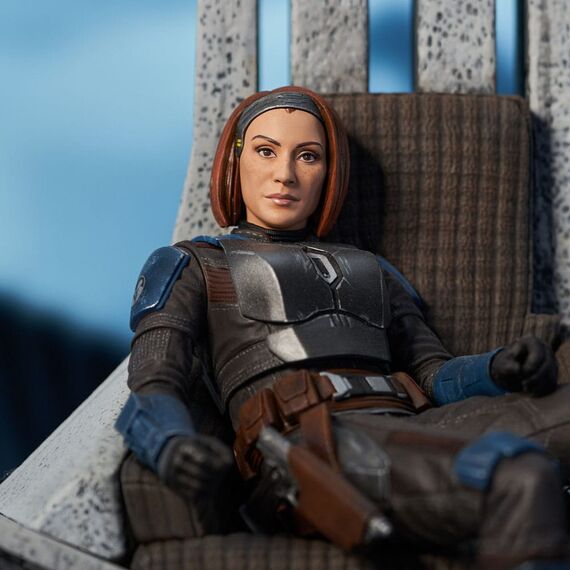 Figurka Star Wars: The Mandalorian Premier Collection 1/7 - Bo-Katan Kryze on Throne- Zdjęcie 8