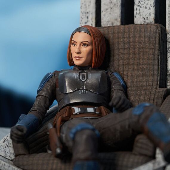 Figurka Star Wars: The Mandalorian Premier Collection 1/7 - Bo-Katan Kryze on Throne- Zdjęcie 10