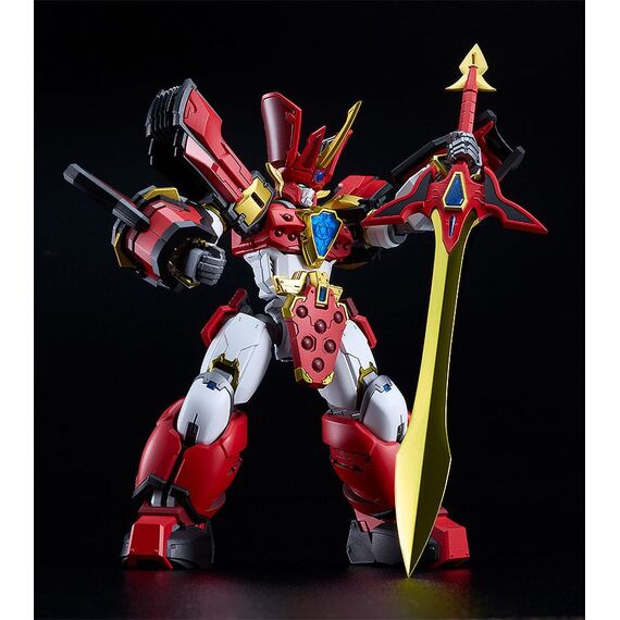 Figurka do złożenia Mado King Granzort Moderoid - King's Style Granzort (Gold Edition)- Zdjęcie 2