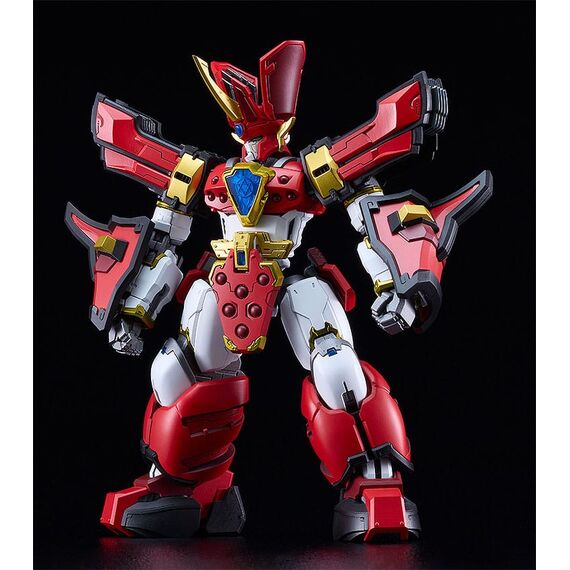Figurka do złożenia Mado King Granzort Moderoid - King's Style Granzort (Gold Edition)- Zdjęcie 4