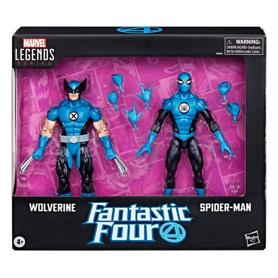 Zestaw 2 figurek Fantastic Four Marvel Legends - Wolverine & Spider-Man- Zdjęcie 33