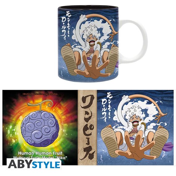 Kubek One Piece - Luffy Nika (320 ml)- Zdjęcie 5