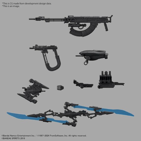 Figurka do złożenia Armored Core 30MM - Schneider Nachtreiher-40E Steel Haze- Zdjęcie 18