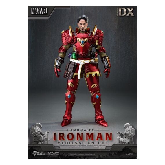 Figurka Marvel Dynamic 8ction Heroes 1/9 - Medieval Knight Iron Man (Deluxe)- Zdjęcie 18