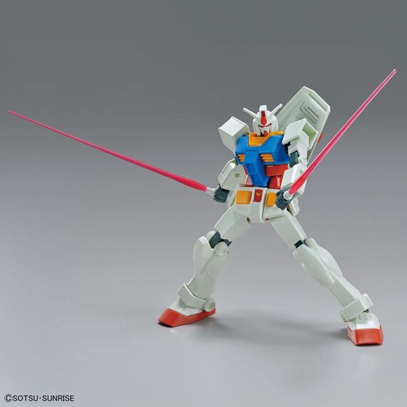 Model figurki GUNDAM Entry Grade - RX-78-2 Gundam (Full Weapon Set)- Zdjęcie 16