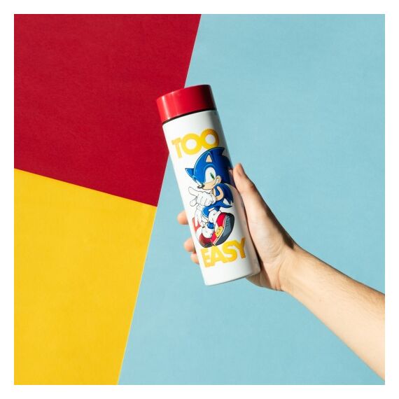 Metalowa butelka termiczna Sonic the Hedgehog (420 ml)- Zdjęcie 7