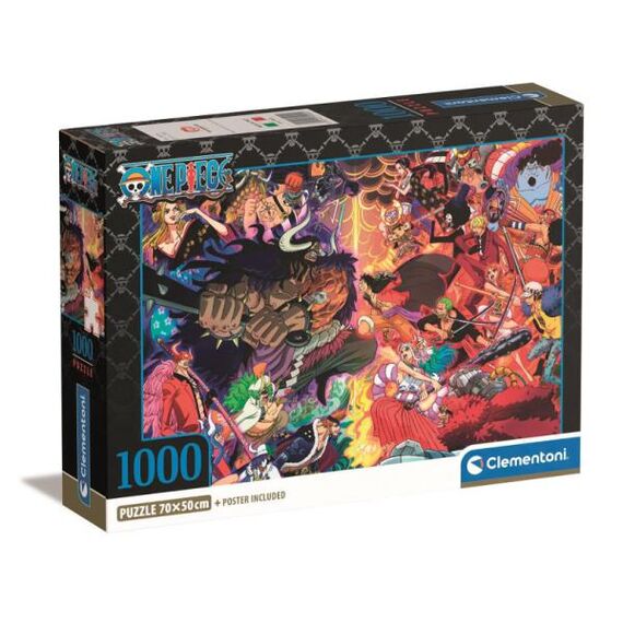 Puzzle z plakatem Anime - One Piece (1000 elementów)