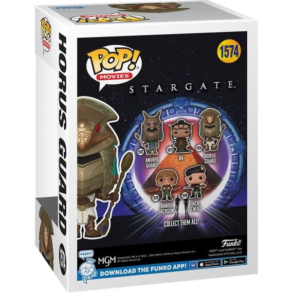 Figurka Stargate / Gwiezdne Wrota POP! - Horus Guard (Metallic) (1574)- Zdjęcie 3