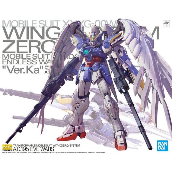 Model figurki GUNDAM MG 1/100 Wing Gundam Zero Ew Ver.Ka- Zdjęcie 19