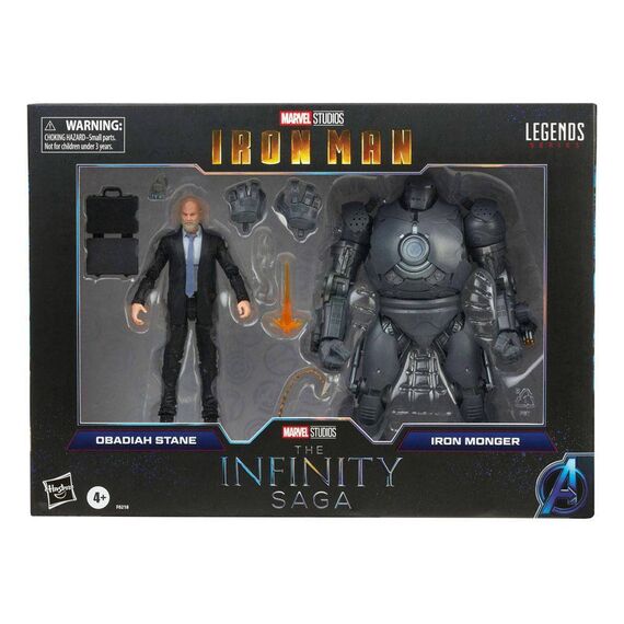 Zestaw 2 figurek The Infinity Saga Marvel Legends 2021 - Obadiah Stane & Iron Monger (Iron Man)- Zdjęcie 10
