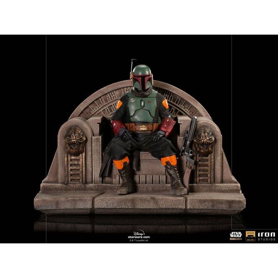 Figurka Star Wars The Mandalorian Deluxe Art Scale 1/10 Boba Fett on Throne- Zdjęcie 10
