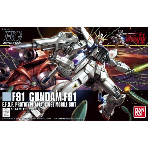 Model figurki GUNDAM HGUC 1/144 Gundam F91- Zdjęcie 10