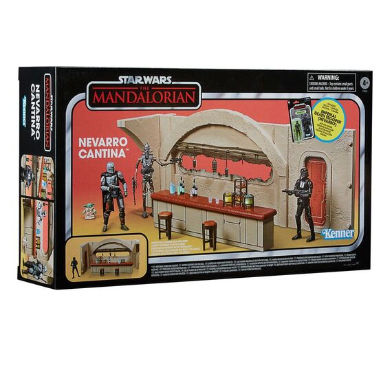 Zestaw Star Wars: The Mandalorian Vintage Collection - Diorama Nevarro Cantina i figurka Imperial Death Trooper- Zdjęcie 5