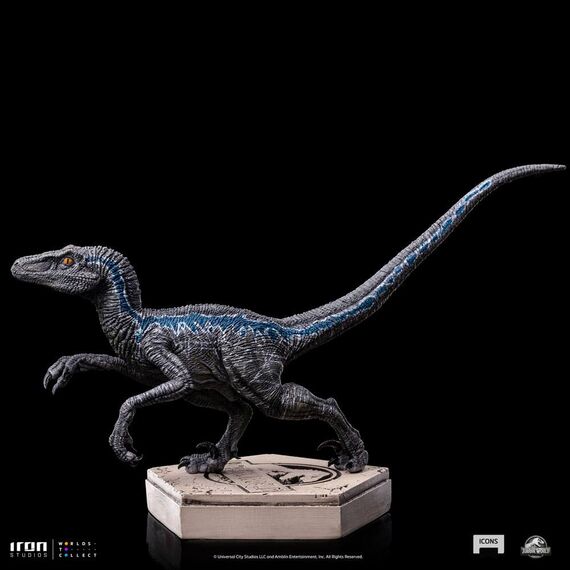 Figurka Jurassic World Icons - Velociraptor Blue- Zdjęcie 7