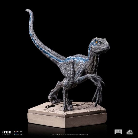 Figurka Jurassic World Icons - Velociraptor Blue- Zdjęcie 13