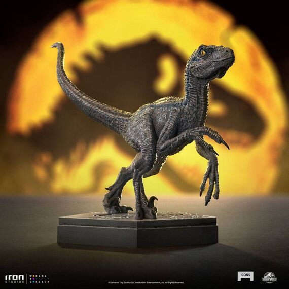 Figurka Jurassic World Icons - Velociraptor Blue- Zdjęcie 17