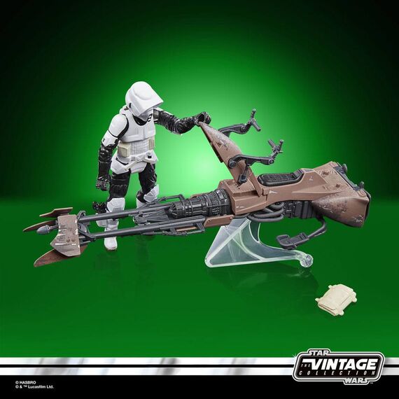Pojazd z figurką Star Wars Epizod VI Vintage Collection - Speeder Bike & Scout Trooper- Zdjęcie 17