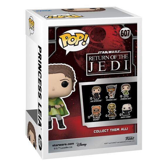 Figurka Star Wars Return of the Jedi 40th Anniversary POP! - Princess Leia (607)- Zdjęcie 6
