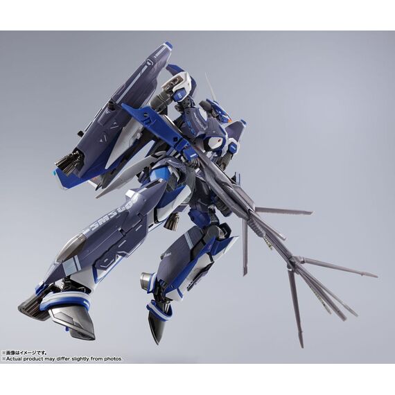 Figurka Macross Frontier DX Chogokin - VF-25G Super Messiah Valkyrie (Michael Blanc Use) Revival Ver.- Zdjęcie 7