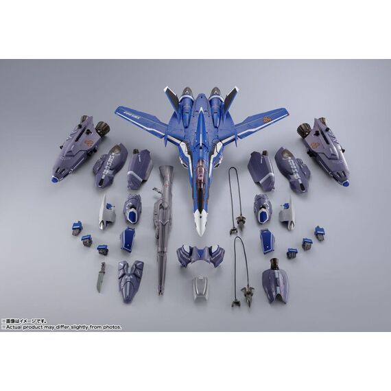 Figurka Macross Frontier DX Chogokin - VF-25G Super Messiah Valkyrie (Michael Blanc Use) Revival Ver.- Zdjęcie 27