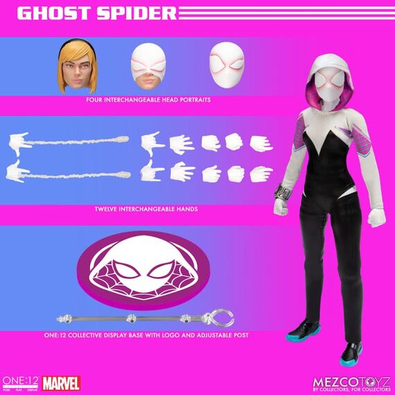 Figurka Marvel The One:12 Collective 1/12 - Ghost-Spider- Zdjęcie 29