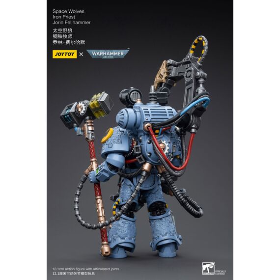 Figurka Warhammer 40k 1/18 Space Marines (Space Wolves) - Iron Priest Jorin Fellhammer- Zdjęcie 5