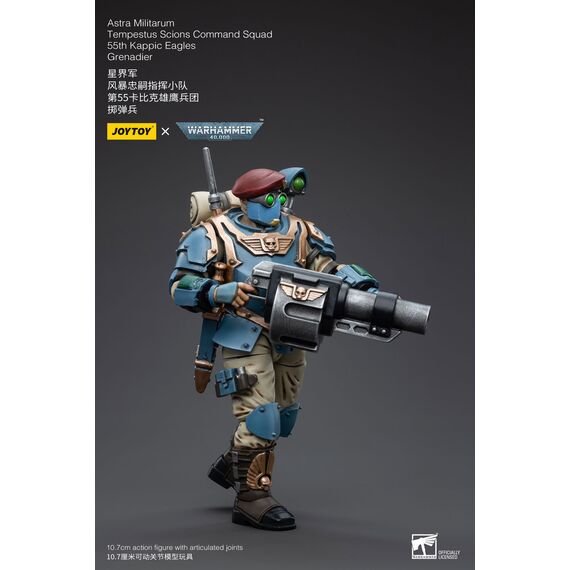 Figurka Warhammer 40k 1/18 Astra Militarum - Tempestus Scions Squad 55th Kappic Eagles Grenadier- Zdjęcie 15