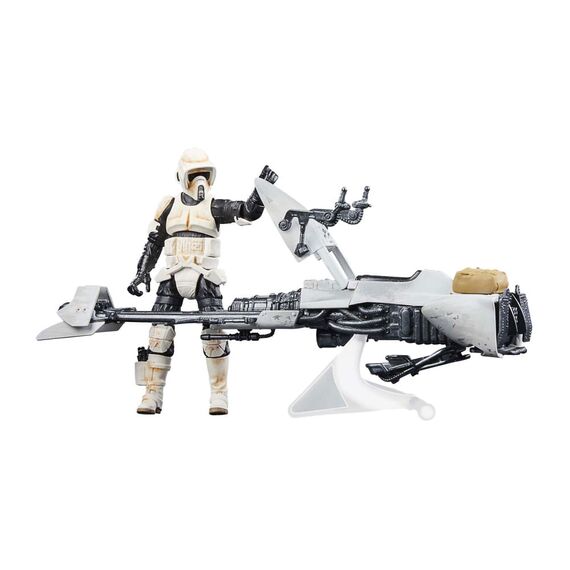 Pojazd z figurkami Star Wars The Mandalorian Vintage Collection - Speeder Bike w/Scout Trooper & Grogu- Zdjęcie 10